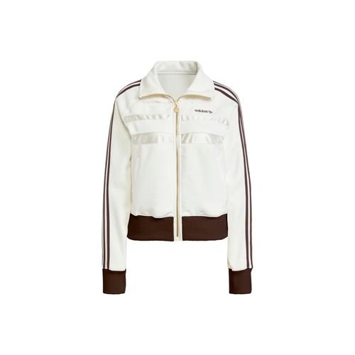 

adidas Originals Retro Sports Stand Collar Long Sleeve Jacket Women Han Yu White M белый