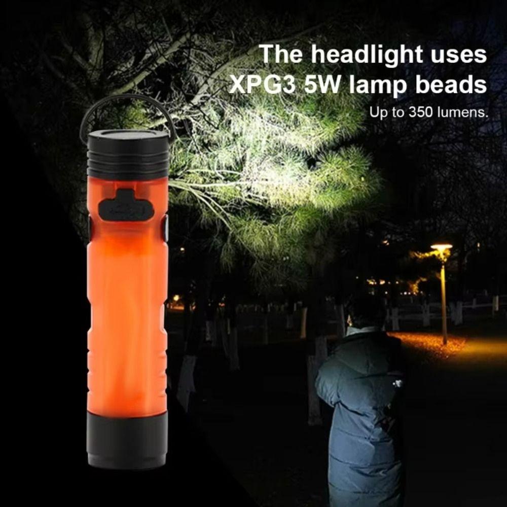 Portable LED Small Flashlight Lightweight Rechargeable Mini Flashlight Waterproof High Bright Keychain LED Light Emergency