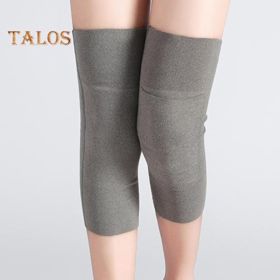 1 Paar Knieschützer mit Vordertasche für Wärmer, rutschfeste warme Leggings, hochelastische Knieorthese aus Samt für Outdoor-Sportarten bei kaltem Wetter