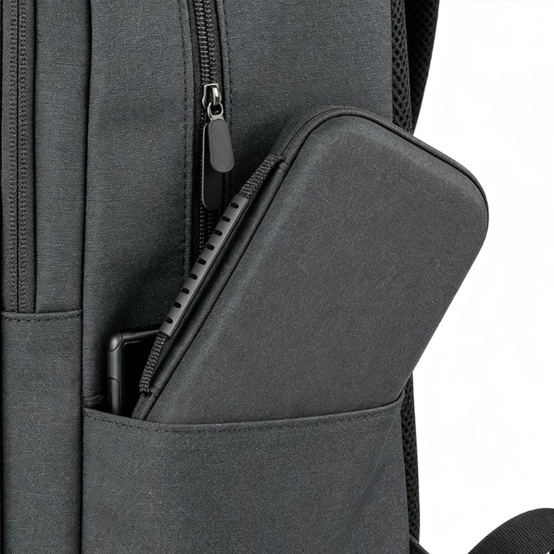 Carrying Case Storage Box with Inner Pocket for ROG X Handheld Game Console Storage Bag Shockproof Travel Pouch