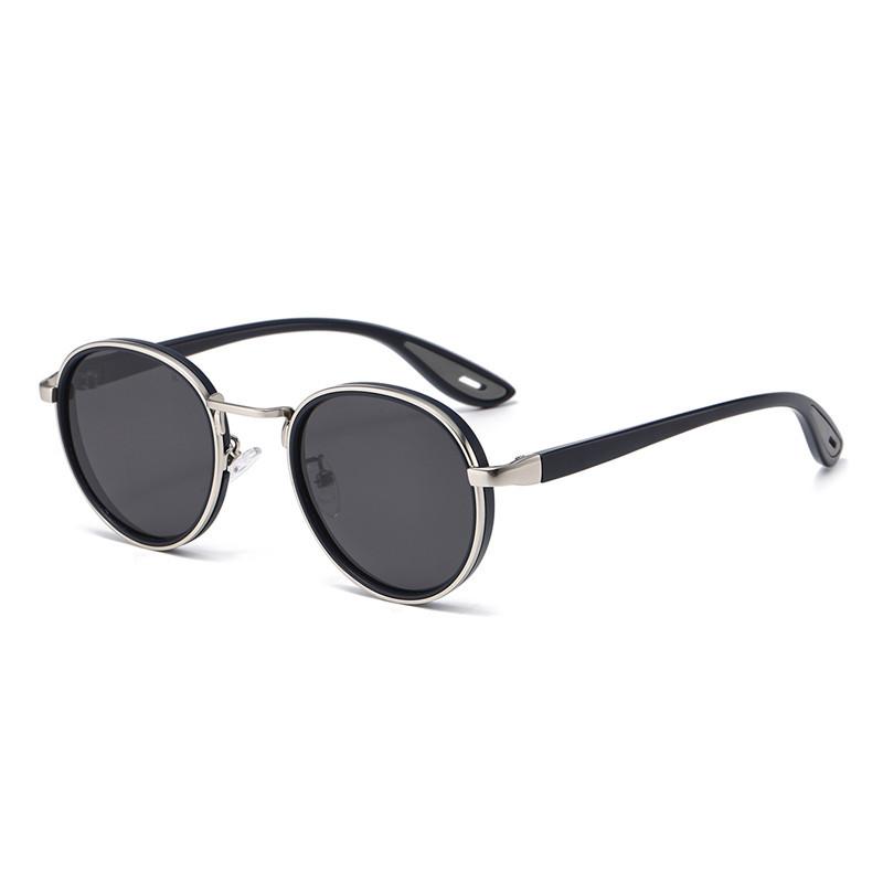 Semi Rimless Square Sunglasses Uv400 Protection Retro Browline Sunglasses Classic Polarized Glasses For Driving Fishing Outdoor