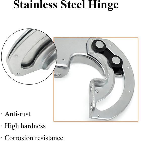 Hidden 90 Degree Hinge 90 Degree Limit Hinge Adjustable Hinge for Indoor Doors, Industrial Electrical Boxes, Cabinets and Automation Equipment(Left