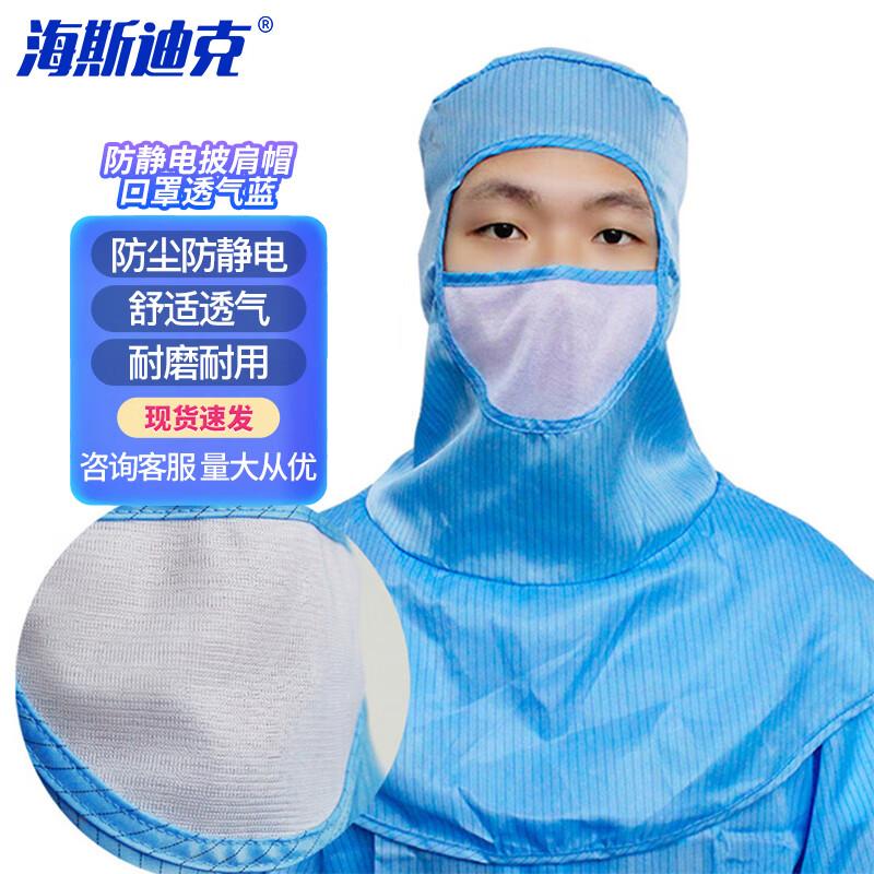 Antistatic Cleanroom Hood with Breathable Mask One Size