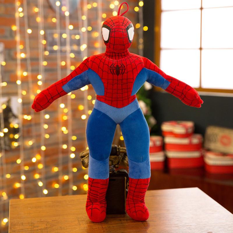 New Spiderman Plush Toy Adorable Cartoon Style Cuddly Doll For Kids And Collectors**