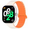 For Xiaomi Redmi Watch 4/Smart Band 8 Pro Watch Band Dual Color Silicone Magnetic Wrist Strap