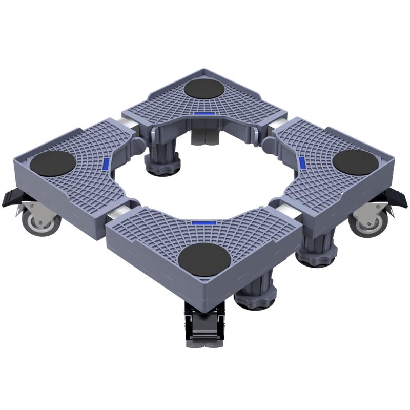Adjustable Heavy-Duty Appliance Stand with Anti-Vibration Feet