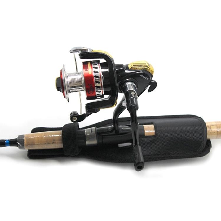 Insert Holder Rod Rack Holder Nylon Sheath Fast Release Fishing Poles Support Waist Hanger Outdoor Rod Portable Black