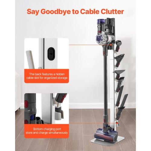 VEVOR Vacuum Stand, Compatible with Dyson G5 V15 V12 V11 V10 V8 V7 V6 Series Upright Vacuums Cleaners & Accessories