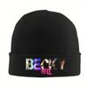 Becky Hill Classic Sticker Warm Knitted Cap Hip Hop Bonnet Hat Autumn Winter Outdoor Beanies Hats for  Adult