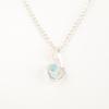 Natural Sky Blue Topaz Gemstone 925 Sterling Silver Jewelry Designer Pendant 1" CP-24-7