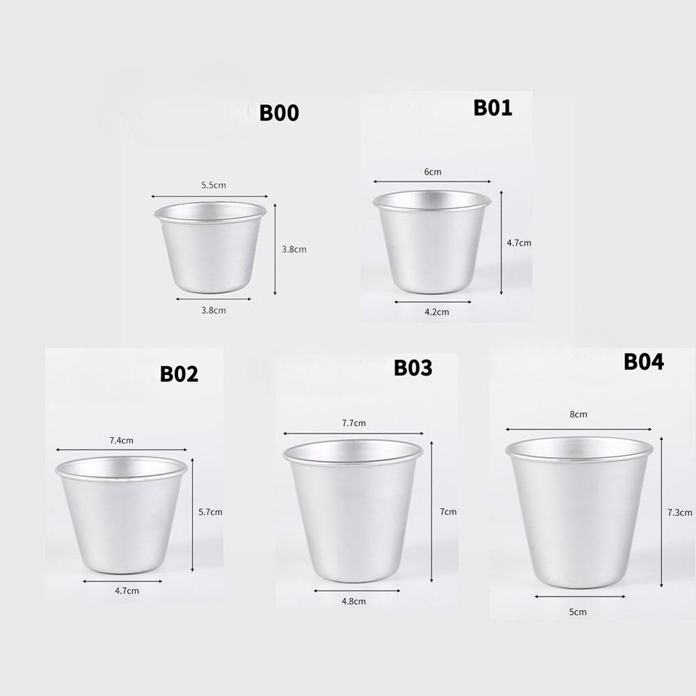 

5pcs Pudding Moulds for Baking, Mini Moulds for DIY Cooking Pudding Cups Egg Tart Mold Muffin Tin Cupcake Pie Dish