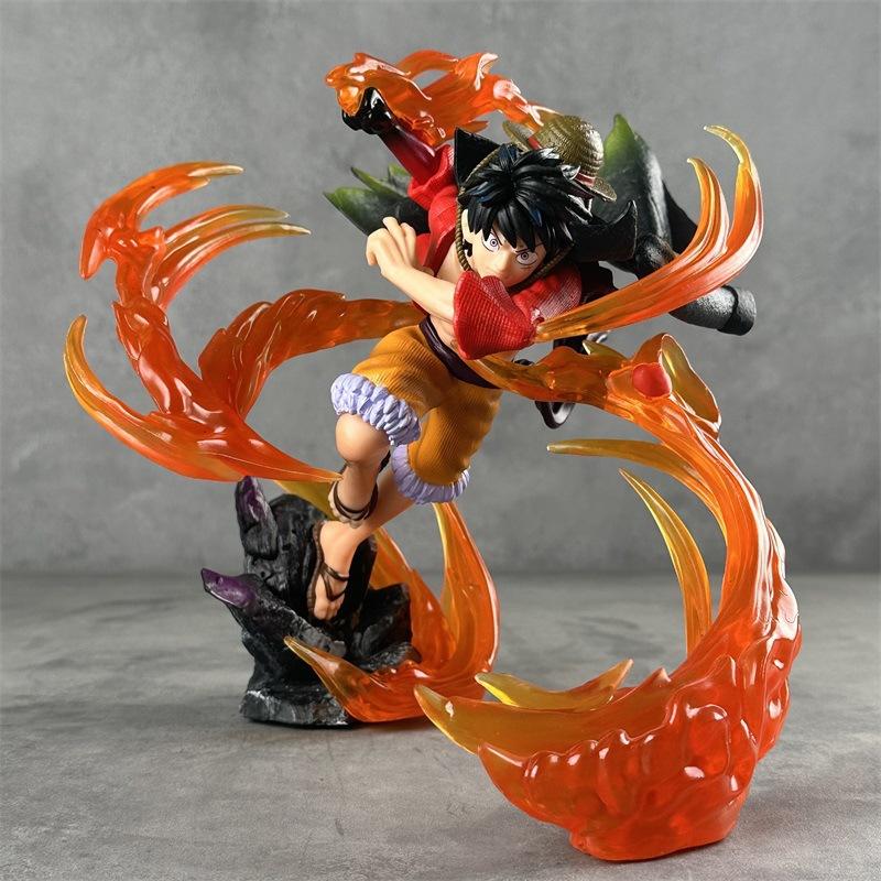 One Piece Anime Peripheral, Straw Hat Luffy, Secondary Stream Sakura Luffy, Secondary Nika Luffy ONE PIECE Model