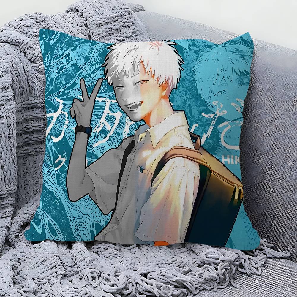Anime The Summer Hikaru Died Cushion Cover Pillow Cover Decor Pillowcase Printed Cushion Case For Couch