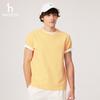 HAZZYS Men's Summer Relaxed-Fit Waffle Crew Neck T-Shirt