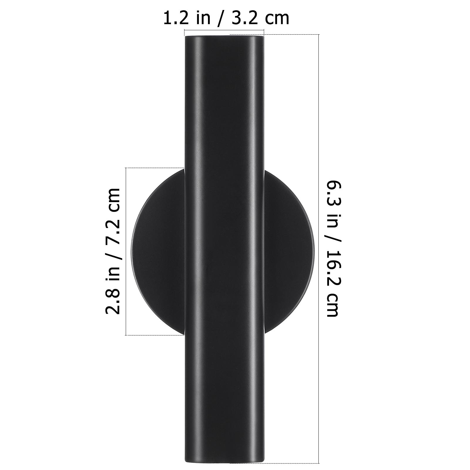 

Mounted Metal Vase Tube Holder For Flowers Small Vases Wall Hanging Flower Pot Minimalist Wall Flower Display Decor чёрный