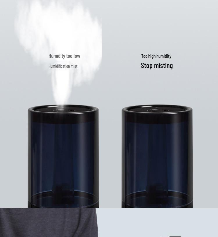 4L Household Humidifier & Air Purifier for Mother and Baby - Desktop Aromatherapy Machine for Bedroom Air Conditioning