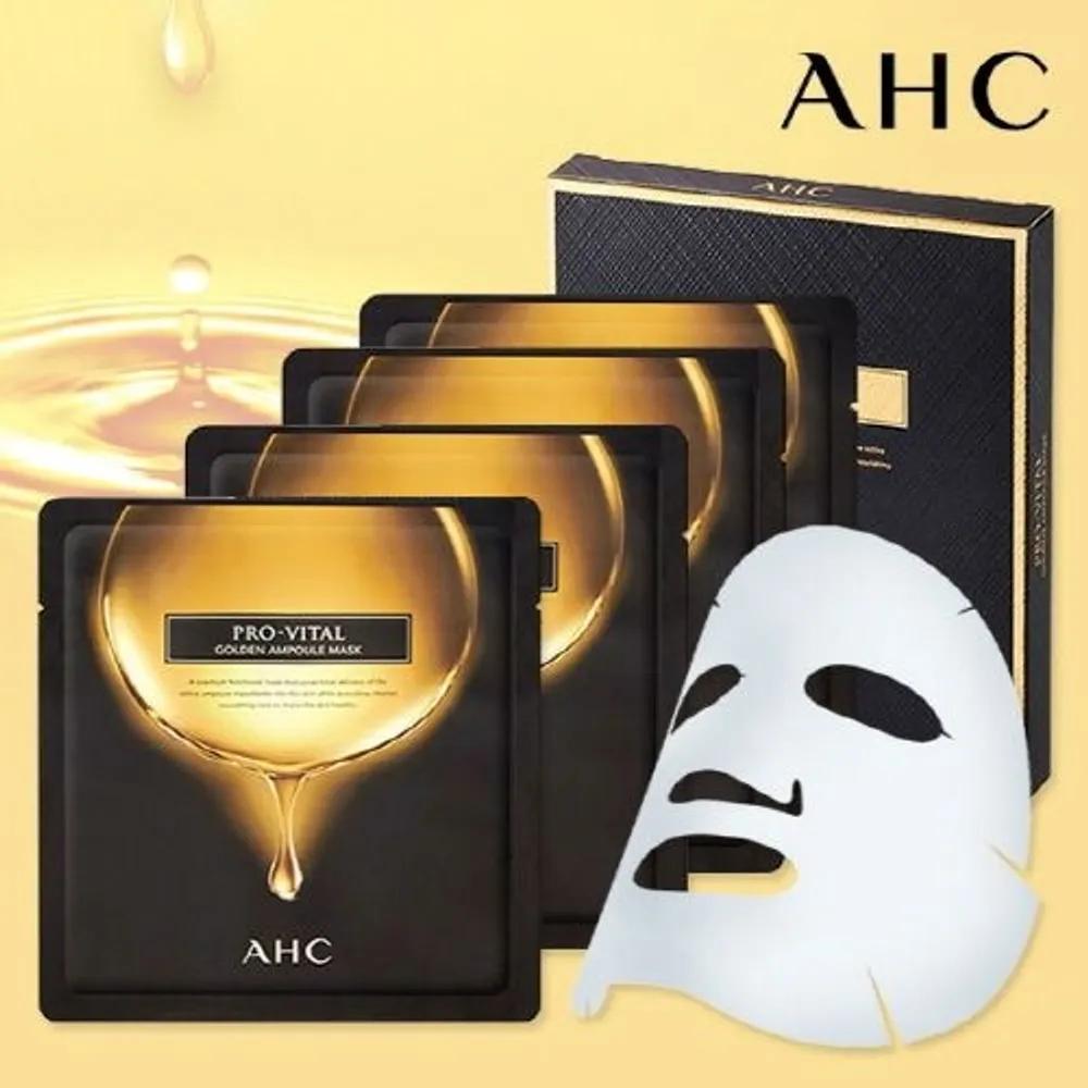 [AHC] Pro-Vital Golden Ampoule Mask Pack 4-Pack Set (Select) 2 packs