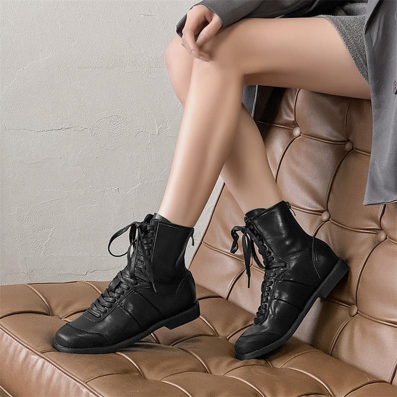 

2025 new high-top Martin boots British style thick-soled heightening short boots minimalist training men s shoes 921213-Y 39