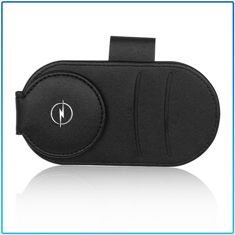 Car Leather Glasses Clip Sun Visor Multi-function Sunglasses Clip For Opel Astra C G H Insignia J K Zafira B Corsa Vectra C Corsa C