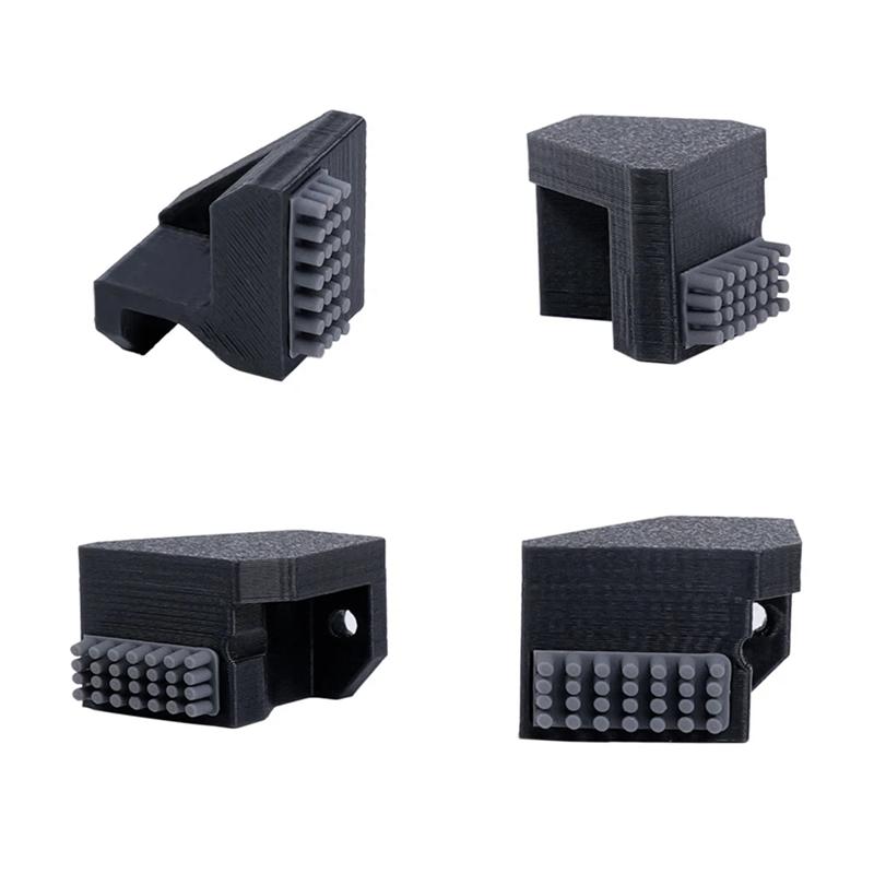 B97A-High Quality For Bambu-Lab P1P P1S X1 X1C Nozzles Wiper Silicone Brush Mounted Scrubbers Print-Head Cleaner