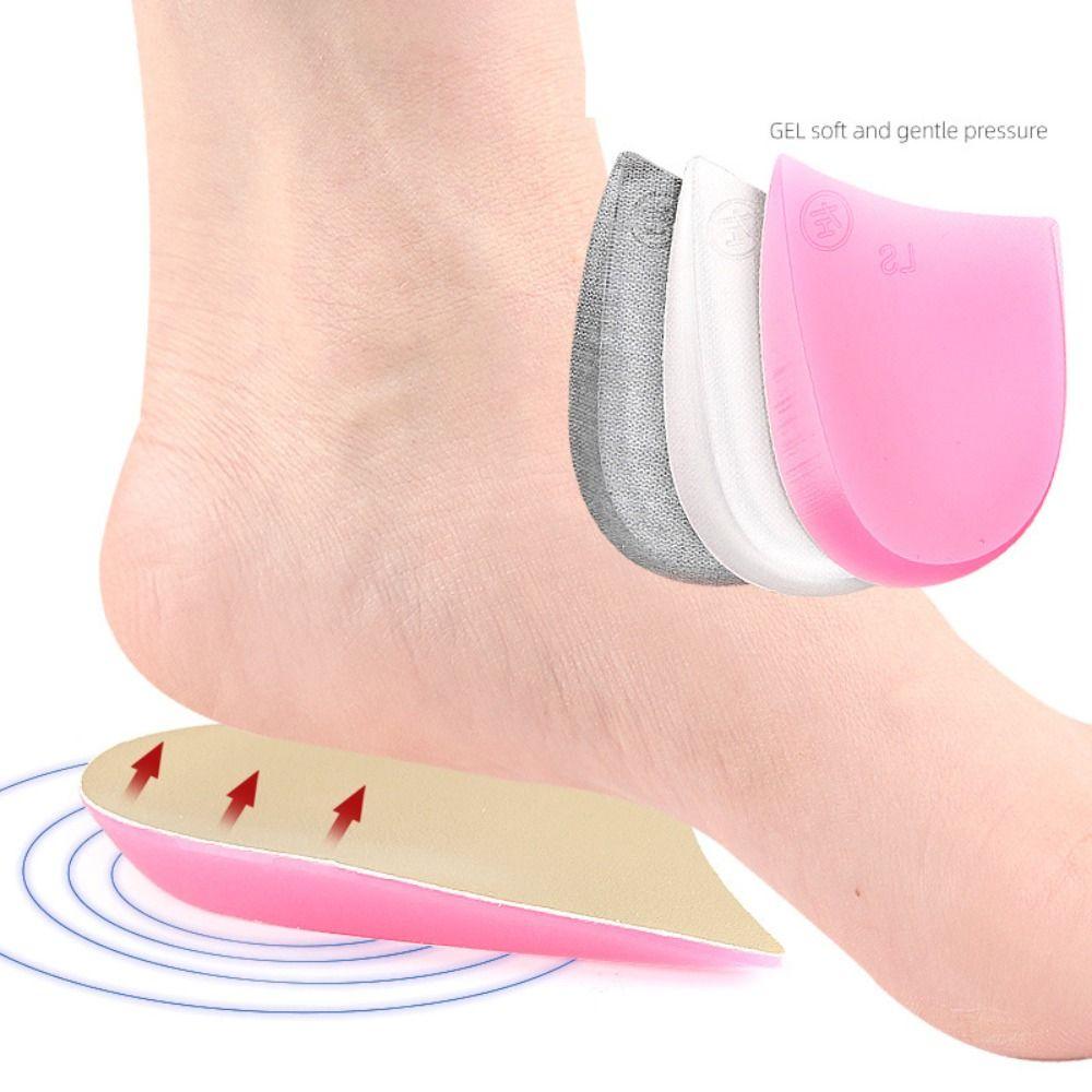 NEW Silicone Shoe Inserts Non-slip O/X Type Leg Corrective Insoles Arch Support Soft Heel Wedge Men Women
