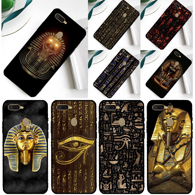Egypt Egyptian Pharaoh Case For Oppo A17 A15 A40 A60 A80 A16 A76 A96 A18 A38 A58 A78 A98 A91 A57 A74 A94 A54S Cover