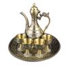 Retro Palace Wine Set Household Wedding Holiday Supplies Metal Bar Set Classical Ornaments Gift Decanter Barware Wine Jug Cup