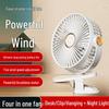 USB Clip-On Fan with Night Light – Silent, Portable Mini Fan for Dorms