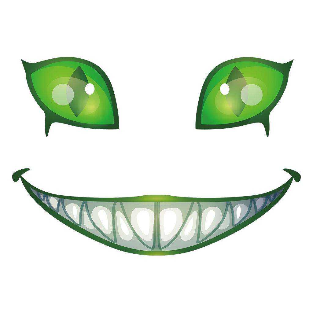 

Luminous Expression Stickers Wall Stickers Window Stickers One Size зелёный