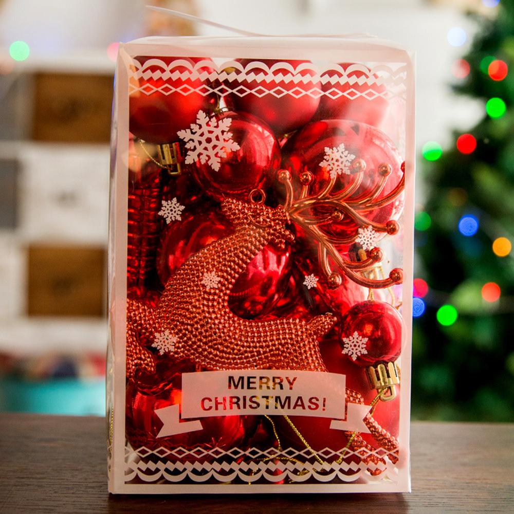 Christmas Balls Ornaments 30Pack Shiny Balls Shatterproof Christmas Tree Decorations Set Festive