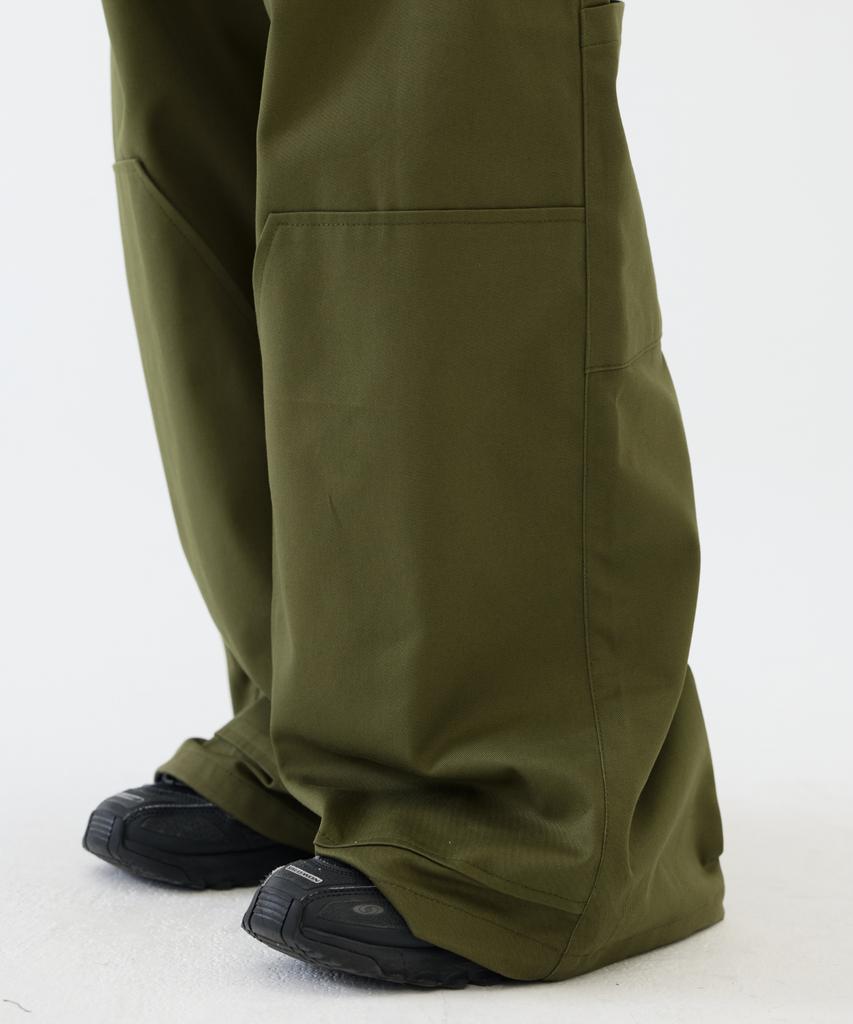 Iseuteuseobiseusyab Ess Cotton Carpenter Pants - Khaki