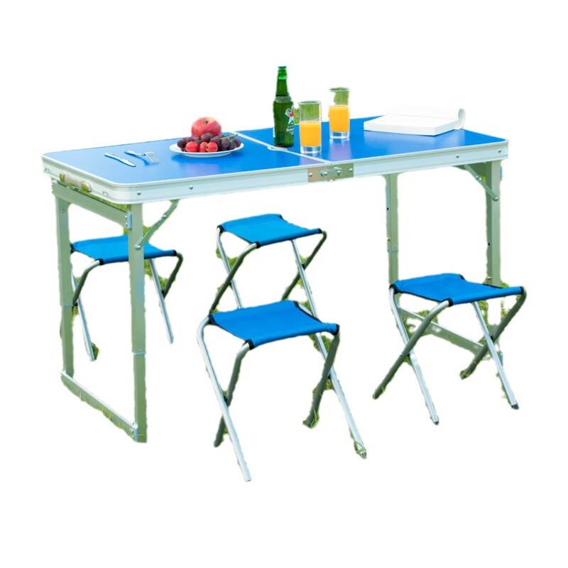 OEING Portable Aluminum Folding Table Set