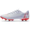 Mercurial Vapor 12 Multi-Ground Soccer Shoes Men Soccer Shoes Gray Red AH7375-060