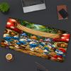 Blue Smurfs Print Mouse Pad, for Keyboard Pad Laptop PC Mat for Office Home Use, Desk Decor, Perfect Birthday Gift for Gamers
