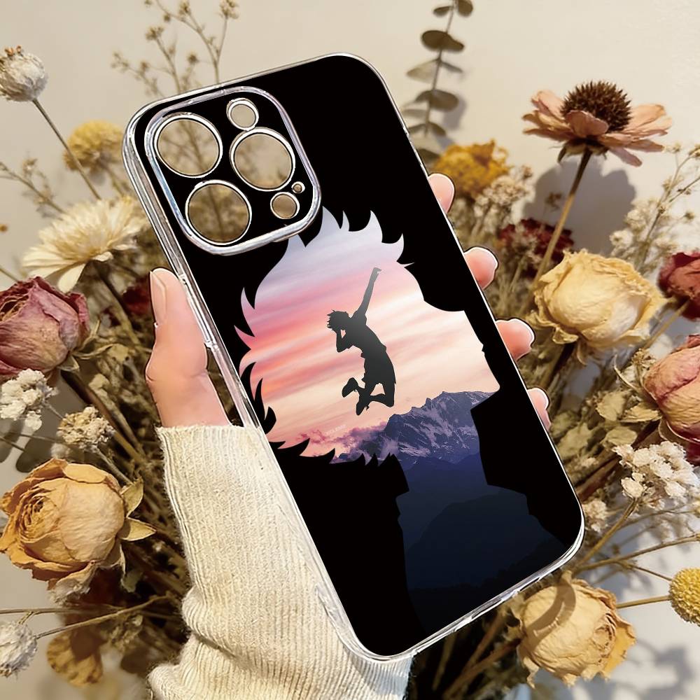 Haikyu__ Shoyo Hinata Handyhülle Für iPhone 17 16 15 14 13 12 11 Mini Pro Max Plus Transparente Hülle