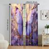 Set Of 2 Versatile Polyester Transparent Curtains Home Decoration Butterfly Use Bedrooms Living Rooms Curtain Perfect For Room