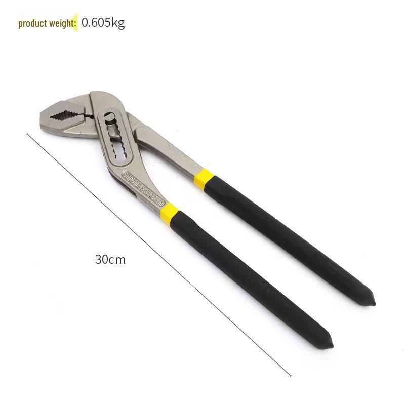 Pince multiprise pour pompe à eau légère réglable 10/12 pouces & Clé à grande ouverture