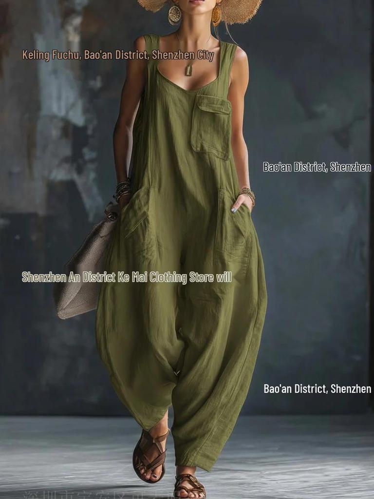 2026 Sommer Locker Lässig Träger Jumpsuit: Bequem und stilvoll für europäische und amerikanische Trends