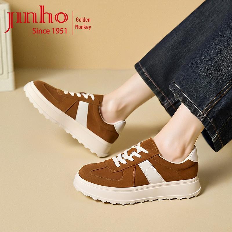 Golden Monkey 2025 Autumn Women's Soft Sole Sports Casual Shoes - Korean Style Versatile Trainer for Big Kids and Girls