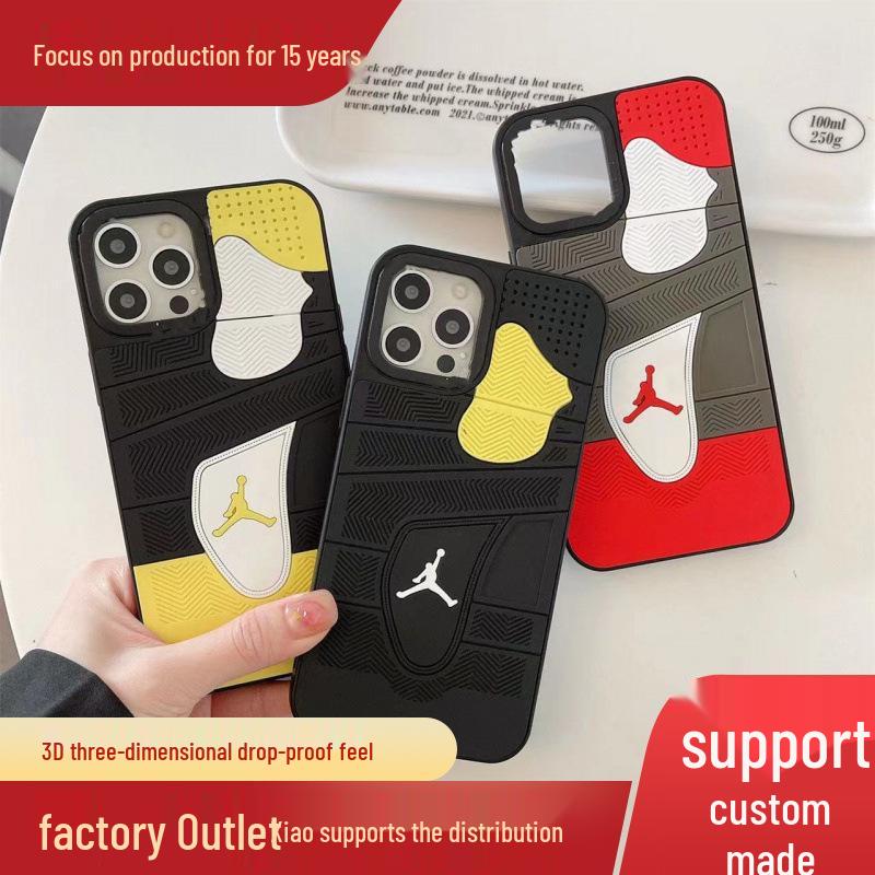 Custom 3D Silicone Sticker for iPhone 11, 12, 13 Pro Max, XR – Creative and Trendy Design