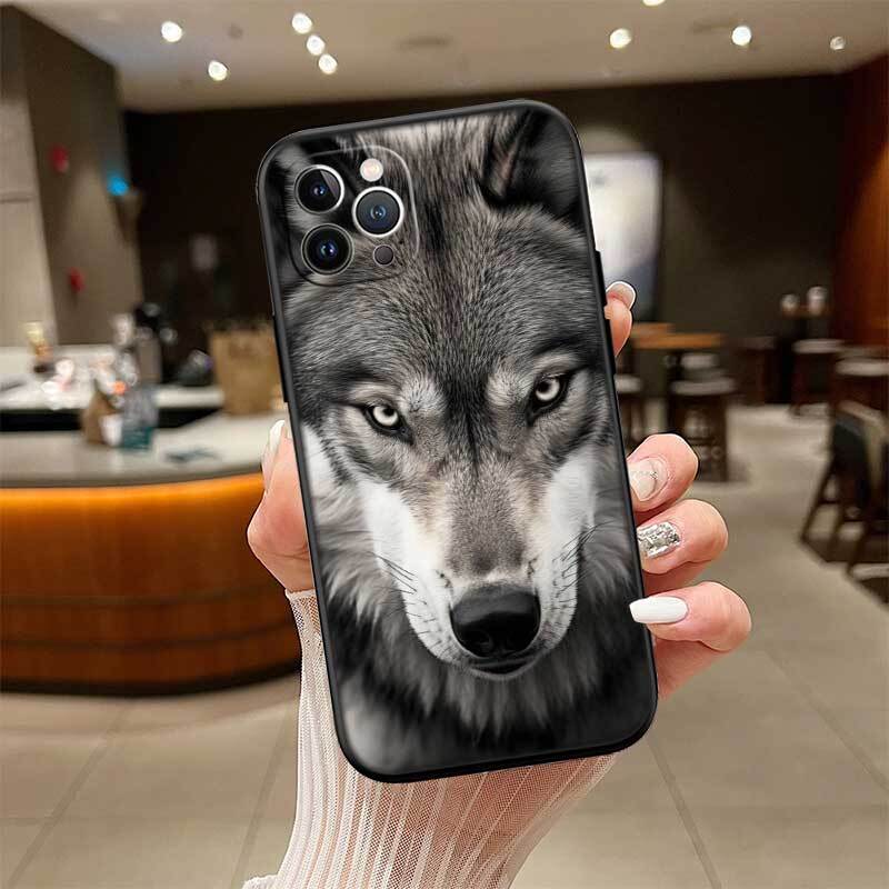 Animal Wolf Phone Case for Redmi Note 12 12S 12C 13 13C 13R 14 14S 14R 14C 11A 13X A3 A3X A4 A5 Pro Max Plus