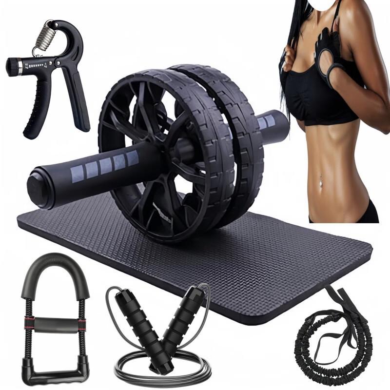 Longjian AB Wheel & Push-up Trainer Set