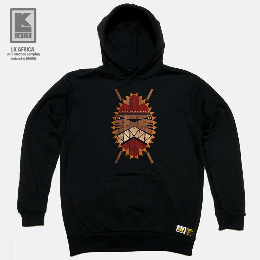 Doldol Lk-Africa_Hoody-06 Lk Africa Кемпинг Путешествия На открытом воздухе Худи с персонажем Black/L
