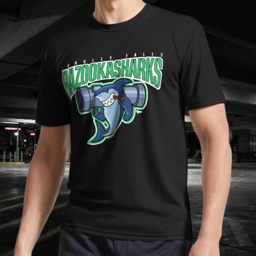 

American Dad Bazooka Sharks Logo T-Shirt Funny ALL Color And Size Mode American 3XL