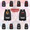 Stranger Things 4 Canvas Backpack With Large Capacity Fashionable And Durable Ideal For Students