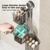 Transparent Storage Basket Multi Functional Wall Mounted Rack for Kitchen Bathroom Bedroom Durable Plastic Organizer Shelf