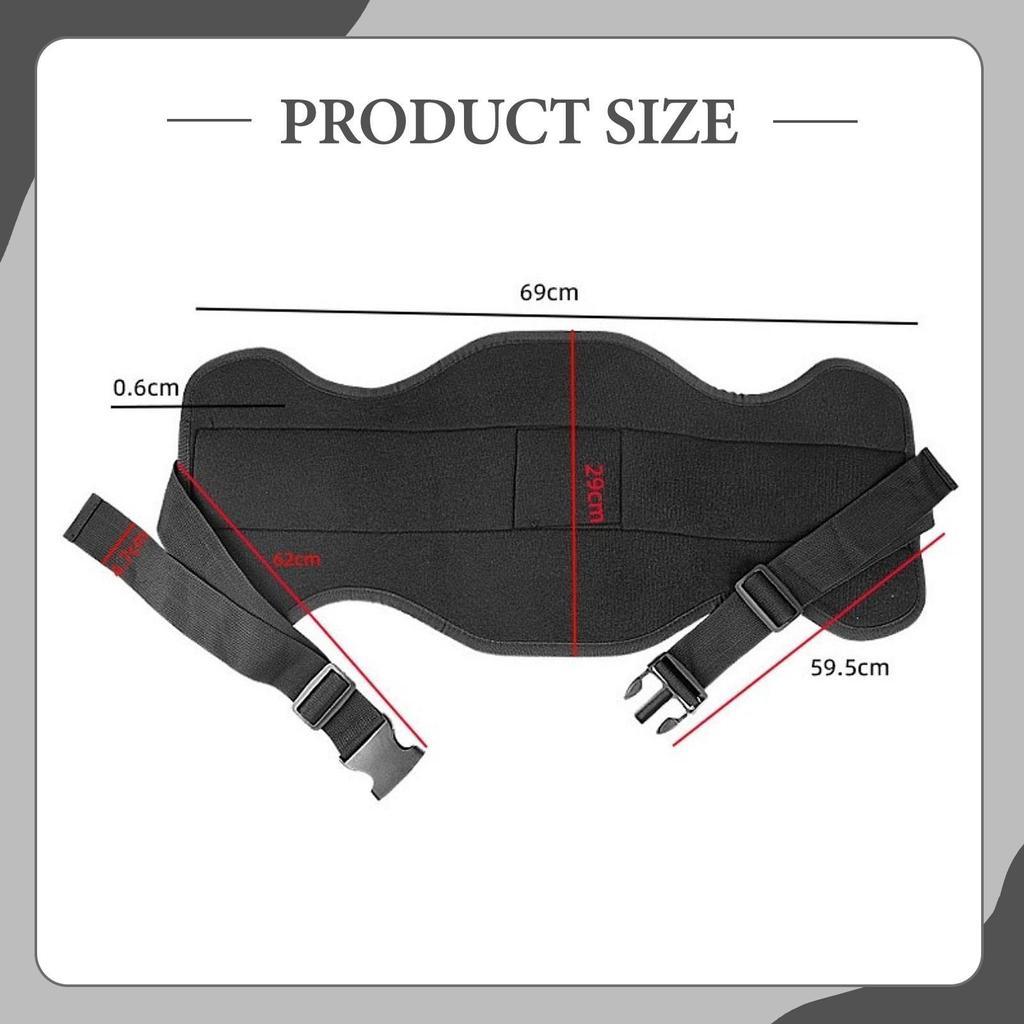 Hip Thrust Belt Easy to Install for Men and Women Comfortable Heavy Duty Adjustable for Exercise Weights Dips Plates Kettlebells