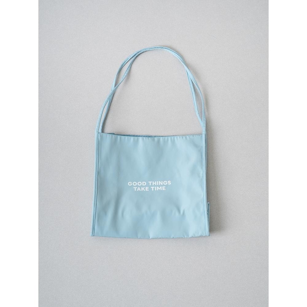 

Daiso One Point Color Square Shoulder Bag Blue