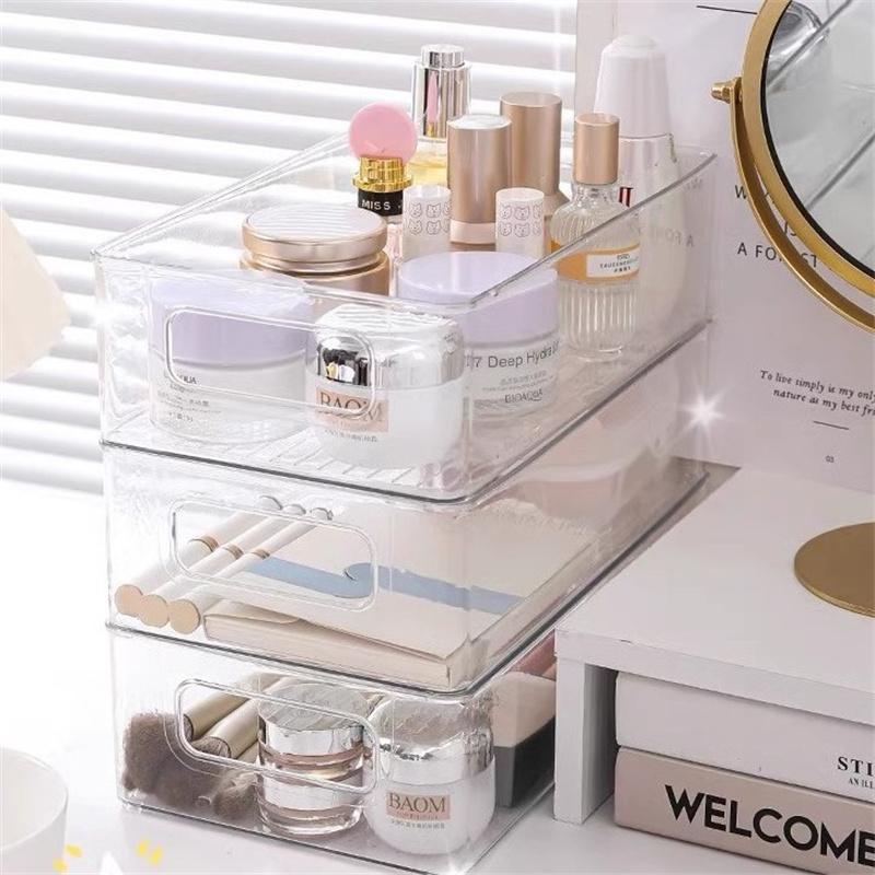 Acrylic Storage Box Desktop Storage Box Cosmetic Household Transparent Acrylic Organising Box Sundries Shelf
