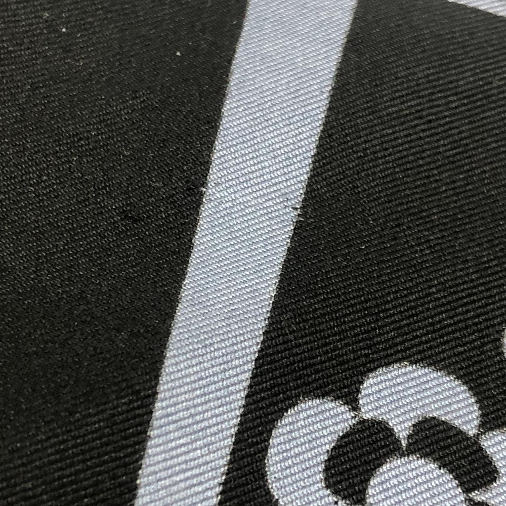 Chanel Pop Multi-Design Fashion Accessory Large Format Scarf Silk Black